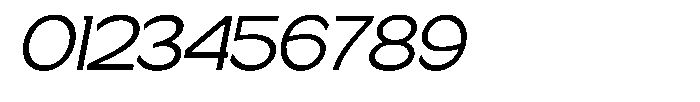 Gentano Athiroen  Sans Medium Expanded Slanted Font OTHER CHARS