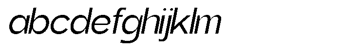 Gentano Athiroen  Sans Medium Expanded Slanted FONT
