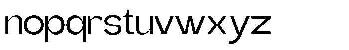 Gentano Athiroen  Sans Medium Expanded Font LOWERCASE