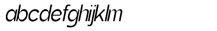Gentano Athiroen  Sans Medium Semi Condensed Slanted FONT