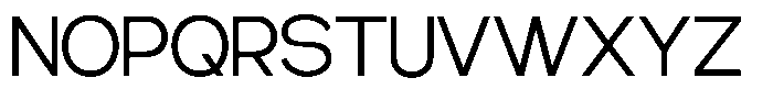 Gentano Athiroen  Sans Medium Semi Expanded Font UPPERCASE