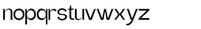 Gentano Athiroen  Sans Medium Semi Expanded Font LOWERCASE