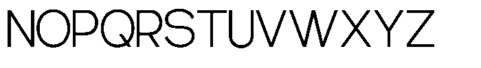 Gentano Athiroen  Sans Regular Font UPPERCASE