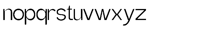 Gentano Athiroen  Sans Regular Font LOWERCASE