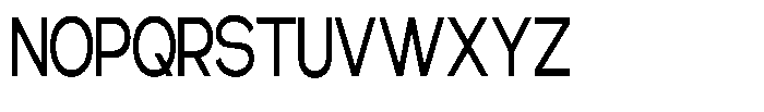 Gentano Athiroen  Sans Semi Bold Ultra Condensed Font UPPERCASE