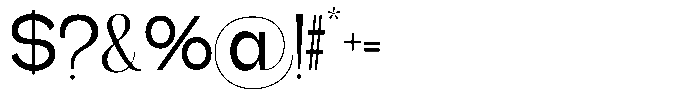 Gentano Athiroen  Sans Semi Bold Font OTHER CHARS