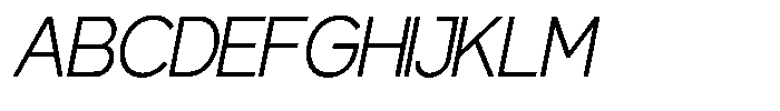Gentano Athiroen  Sans Slanted Font UPPERCASE