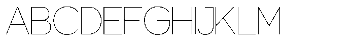 Gentano Athiroen  Sans Thin Expanded Font UPPERCASE