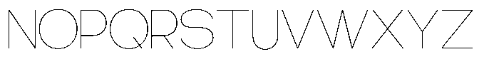 Gentano Athiroen  Sans Thin Expanded Font UPPERCASE