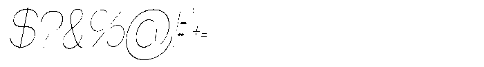 Gentano Athiroen  Sans Thin Extra Condensed Slanted Font OTHER CHARS