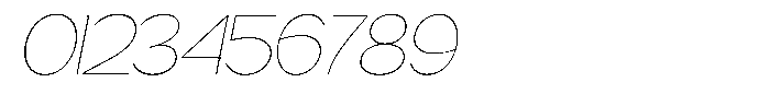 Gentano Athiroen  Sans Thin Slanted Font OTHER CHARS