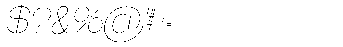 Gentano Athiroen  Sans Thin Slanted Font OTHER CHARS