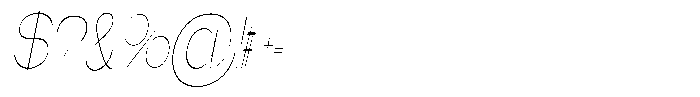 Gentano Athiroen  Sans Thin Ultra Condensed Slanted Font OTHER CHARS