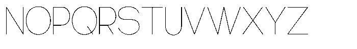 Gentano Athiroen  Sans Thin Font UPPERCASE