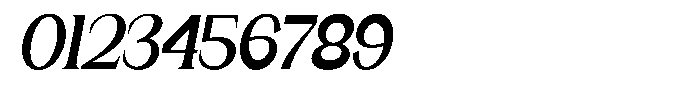 Gentano Athiroen  Serif Black Condensed Slanted Font OTHER CHARS