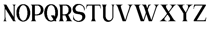 Gentano Athiroen  Serif Black Condensed Font UPPERCASE