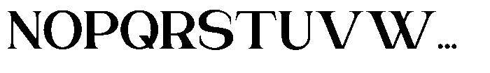 Gentano Athiroen  Serif Black Expanded Font UPPERCASE