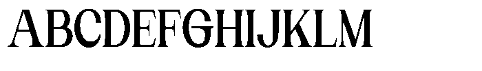 Gentano Athiroen  Serif Black Extra Condensed Font UPPERCASE