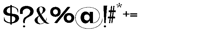 Gentano Athiroen  Serif Black Extra Expanded Font OTHER CHARS