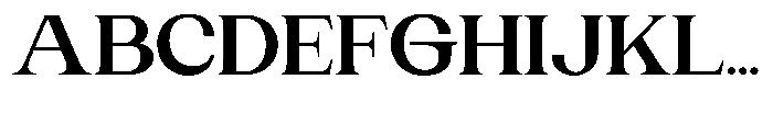 Gentano Athiroen  Serif Black Extra Expanded Font UPPERCASE