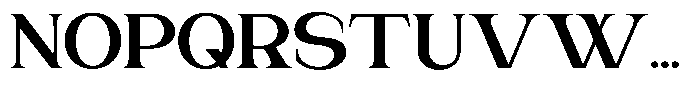 Gentano Athiroen  Serif Black Extra Expanded Font UPPERCASE