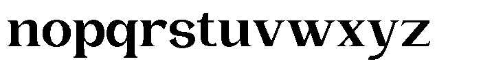 Gentano Athiroen  Serif Black Extra Expanded Font LOWERCASE