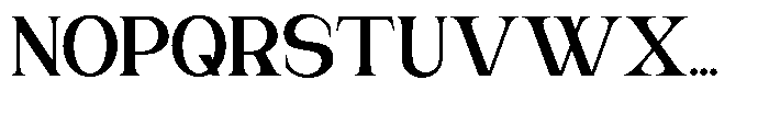 Gentano Athiroen  Serif Black Semi Expanded Font UPPERCASE