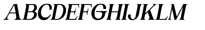 Gentano Athiroen  Serif Black Slanted Font UPPERCASE