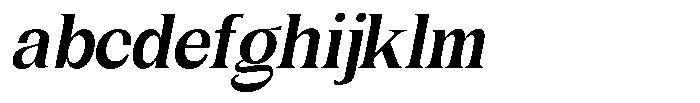 Gentano Athiroen  Serif Black Slanted FONT