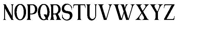 Gentano Athiroen  Serif Black Ultra Condensed Font UPPERCASE