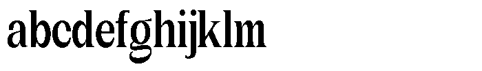 Gentano Athiroen  Serif Black Ultra Condensed FONT