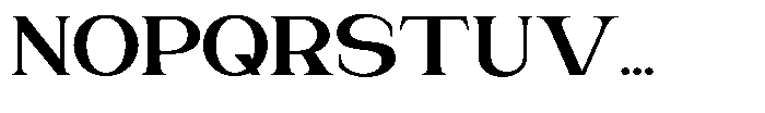 Gentano Athiroen  Serif Black Ultra Expanded Font UPPERCASE