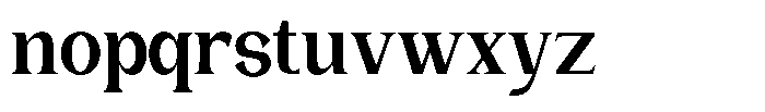 Gentano Athiroen  Serif Black Font LOWERCASE