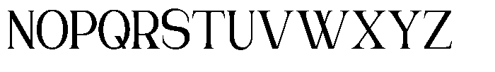 Gentano Athiroen  Serif Bold Condensed Font UPPERCASE