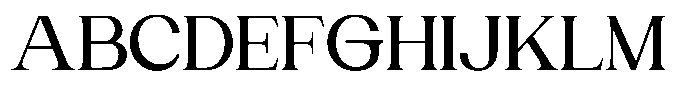 Gentano Athiroen  Serif Bold Expanded Font UPPERCASE