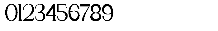 Gentano Athiroen  Serif Bold Extra Condensed Font OTHER CHARS