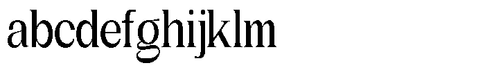 Gentano Athiroen  Serif Bold Extra Condensed FONT