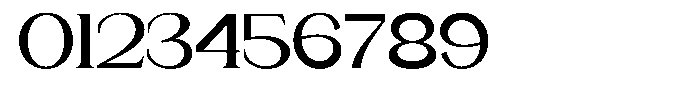 Gentano Athiroen  Serif Bold Extra Expanded Font OTHER CHARS