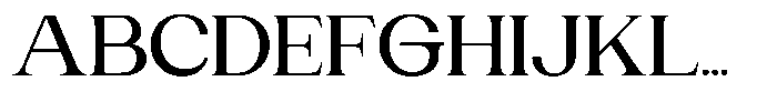 Gentano Athiroen  Serif Bold Extra Expanded Font UPPERCASE