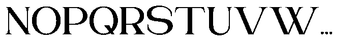 Gentano Athiroen  Serif Bold Extra Expanded Font UPPERCASE