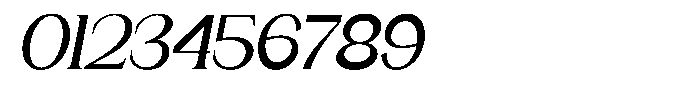 Gentano Athiroen  Serif Bold Semi Condensed Slanted Font OTHER CHARS