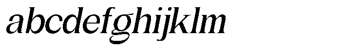 Gentano Athiroen  Serif Bold Semi Condensed Slanted FONT
