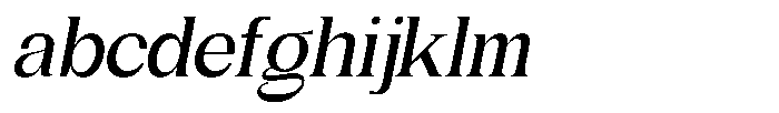 Gentano Athiroen  Serif Bold Semi Expanded Slanted FONT