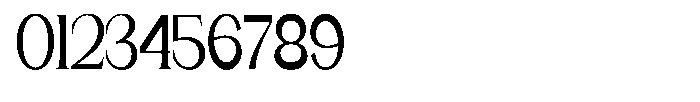 Gentano Athiroen  Serif Bold Ultra Condensed Font OTHER CHARS