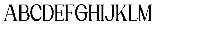 Gentano Athiroen  Serif Bold Ultra Condensed Font UPPERCASE