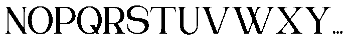 Gentano Athiroen  Serif Bold Font UPPERCASE