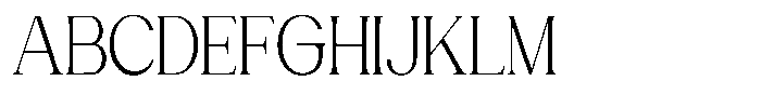 Gentano Athiroen  Serif Condensed Font UPPERCASE