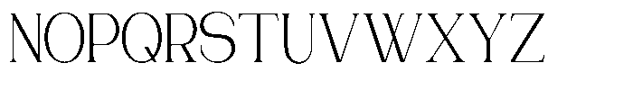 Gentano Athiroen  Serif Condensed Font UPPERCASE