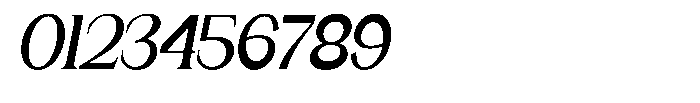 Gentano Athiroen  Serif Extra Bold Condensed Slanted Font OTHER CHARS