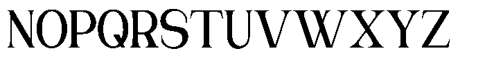Gentano Athiroen  Serif Extra Bold Condensed Font UPPERCASE